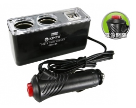【KINYO】車用 USB 點煙器擴充座



CRU25